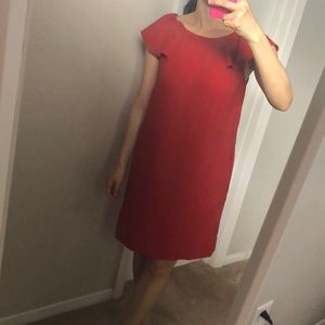 Banana Republic red shift dress